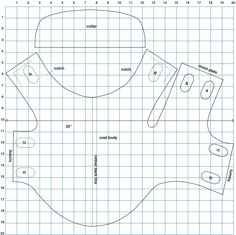 Попона для хоббихорса выкройка