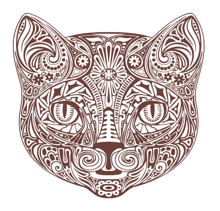 Стилизованная кошка