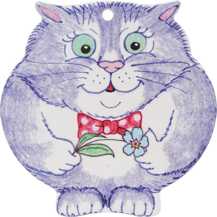 Круглый кот Хосико