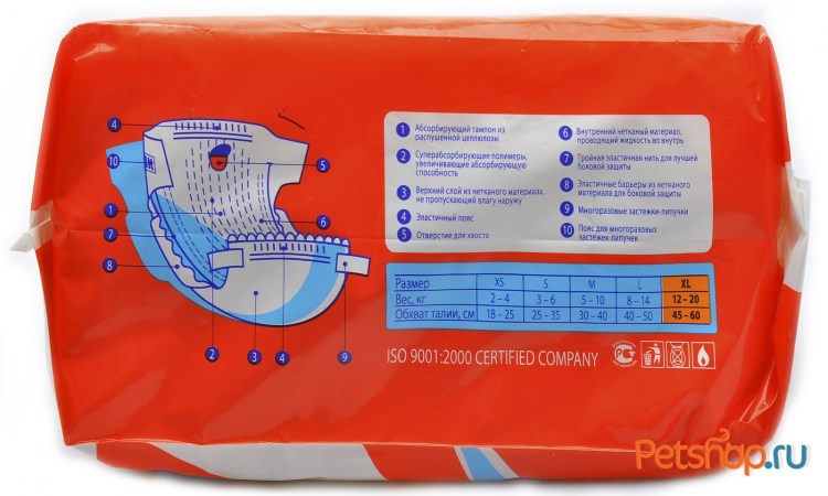 Кошачьи памперсы