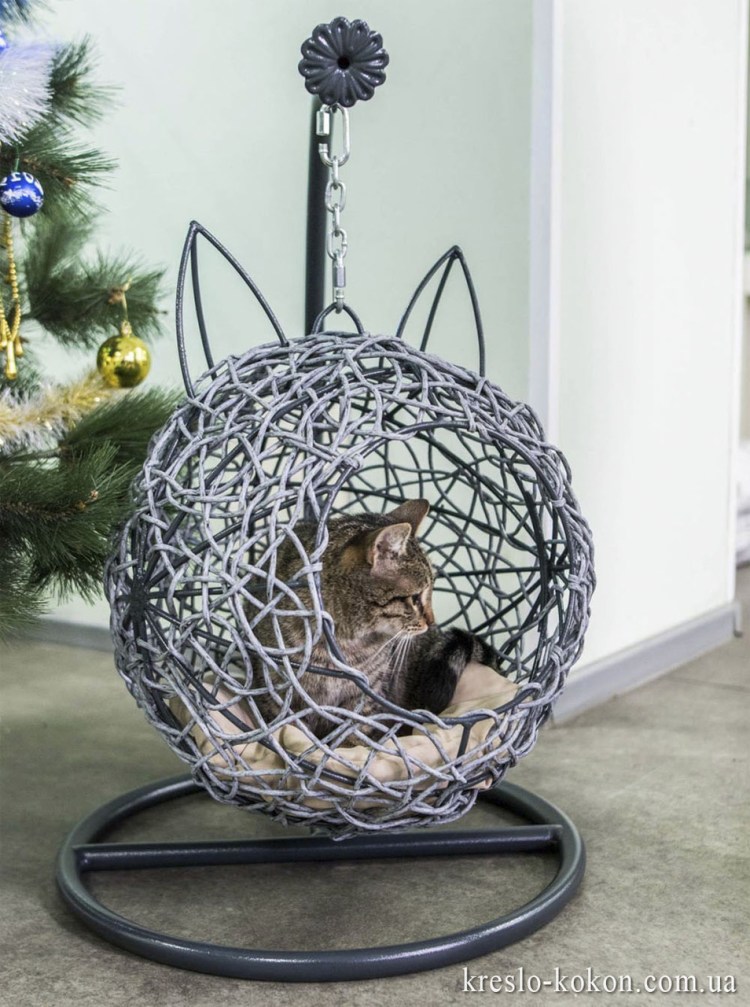 Кресло-кокон подвесное для кота