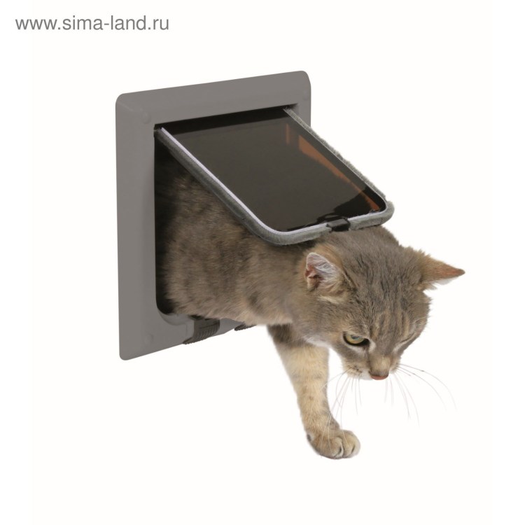 Trixie дверца для кошки (16,5*17,4 см) белая