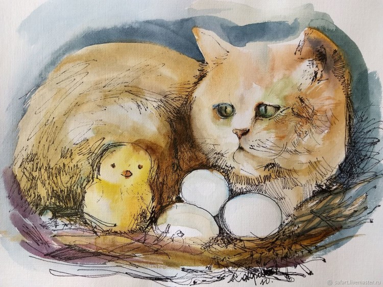 Воробей в гнезде орла