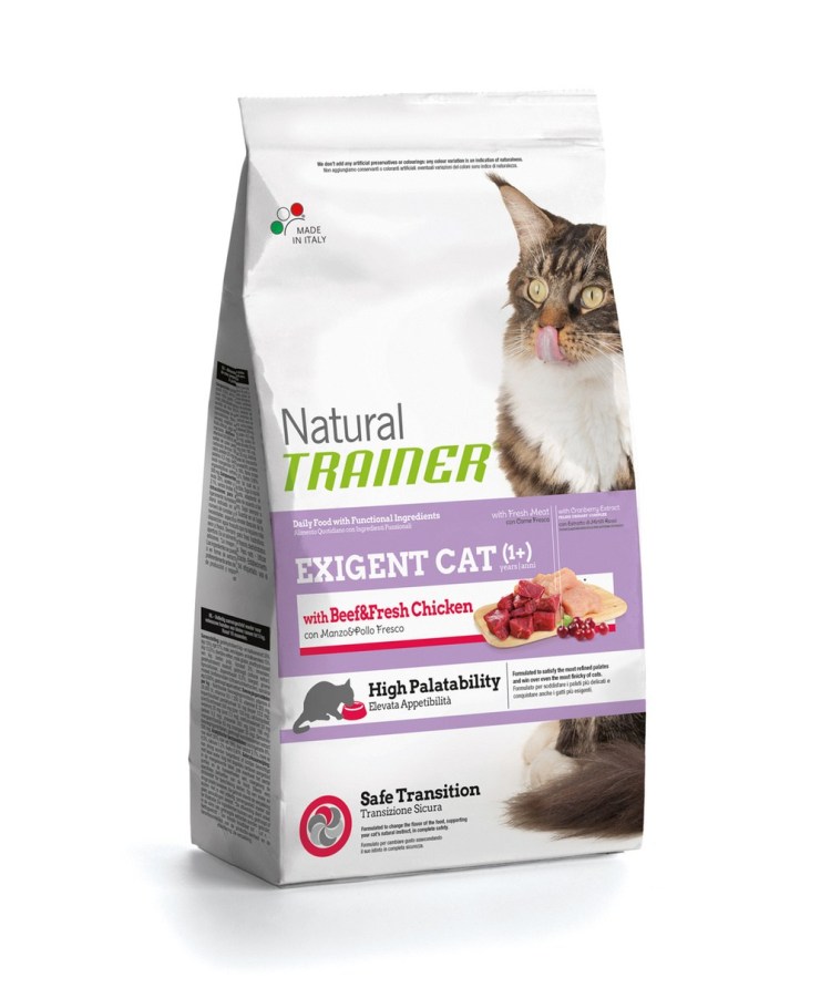 Корм для кошек Trainer natural exigent Cat with Fresh White meats