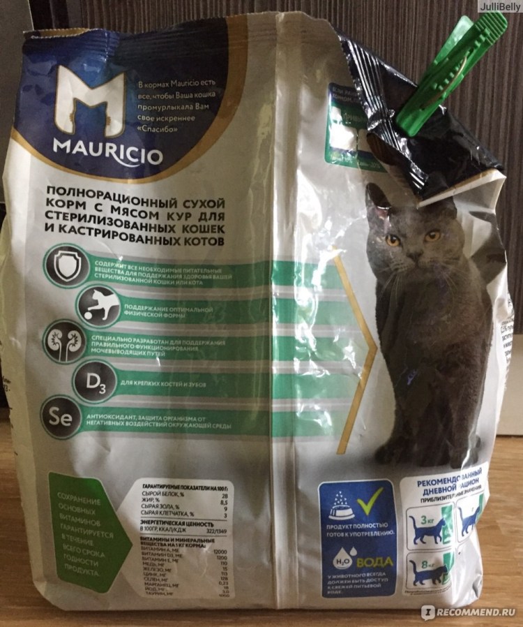 Сухой корм для кошек премиум класса