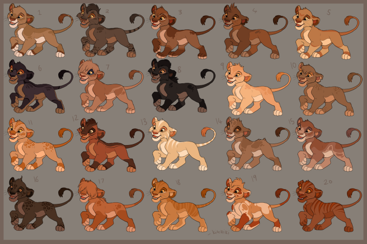 Адопты Король Лев ОС