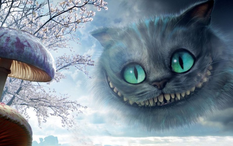 Чеширский кот из Алисы в стране чудес арт