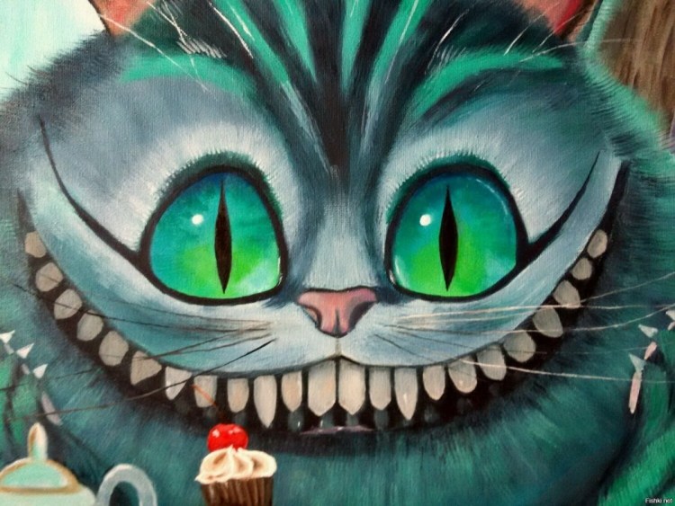 Чеширский кот из Алисы в стране чудес фэнтези