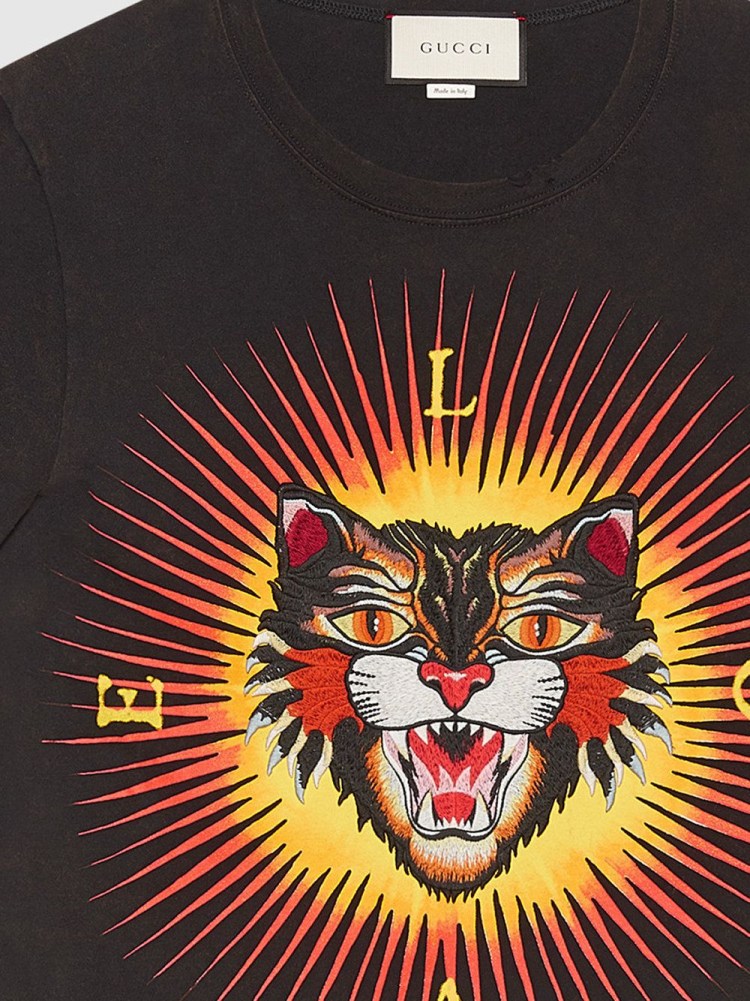 Gucci Black Cat футболка оригинал
