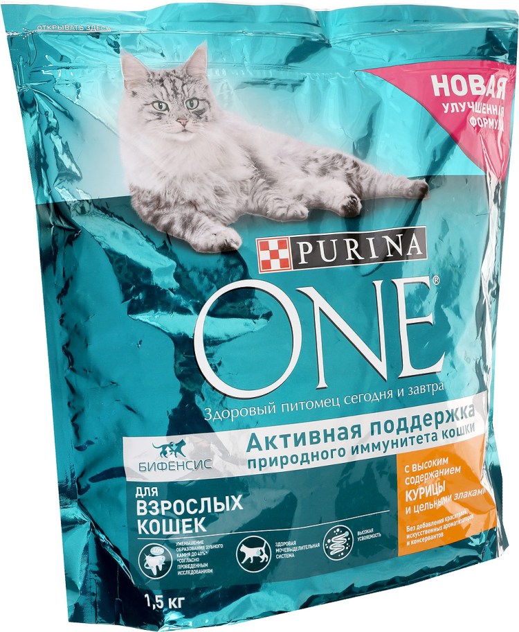Сухой корм для кошек Пурина уан