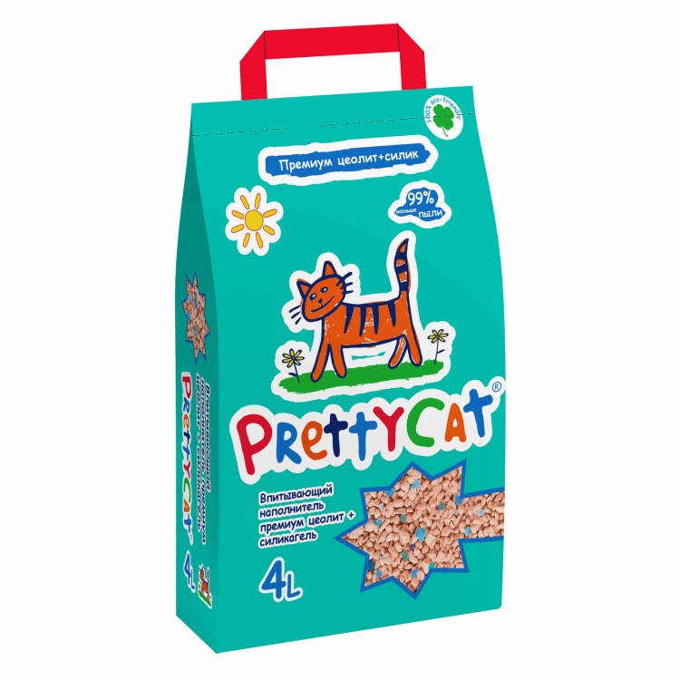 Pretty Cat силикагелевый наполнитель Кристаллы чистоты, 10 кг