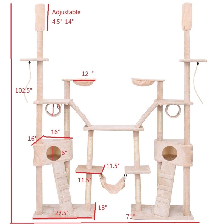 Настенный кошачий комплекс