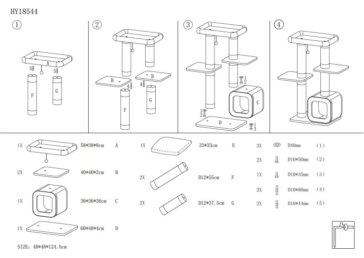Комплекс для кота своими руками с чертежами