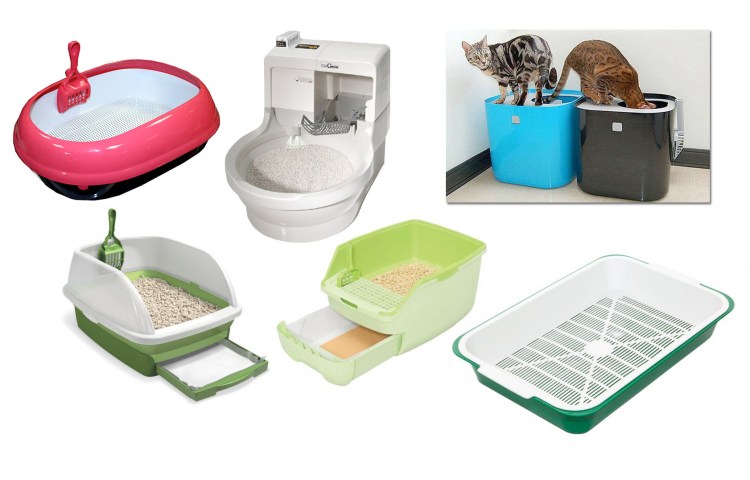 Туалет-лоток для кошек moderna Lift to sift Jumbo 57х43х27 см