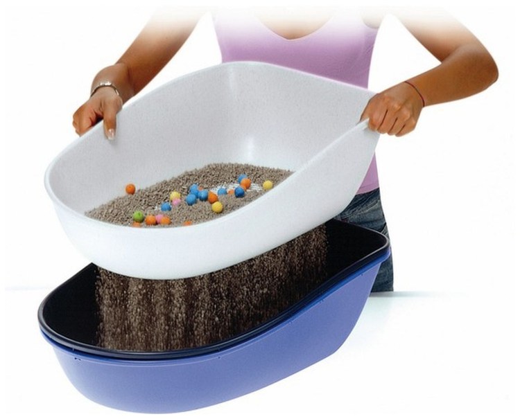 Догман туалет д/кошек триплекс большой 48*37*12см