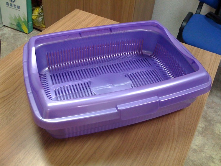 Туалет-лоток для кошек DDSTYLE Догуш 235 32.5х43х15.5 см