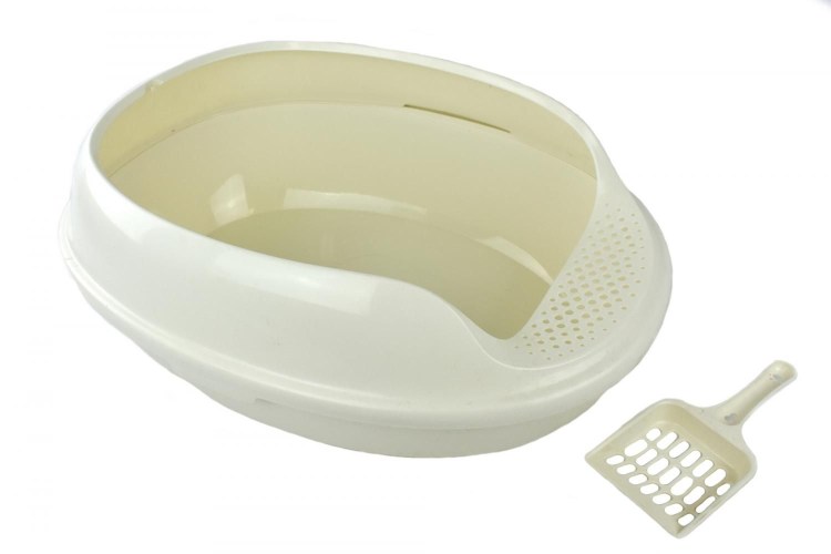 Лоток для кошек Triol p910, закрытый, с выдвижным поддоном