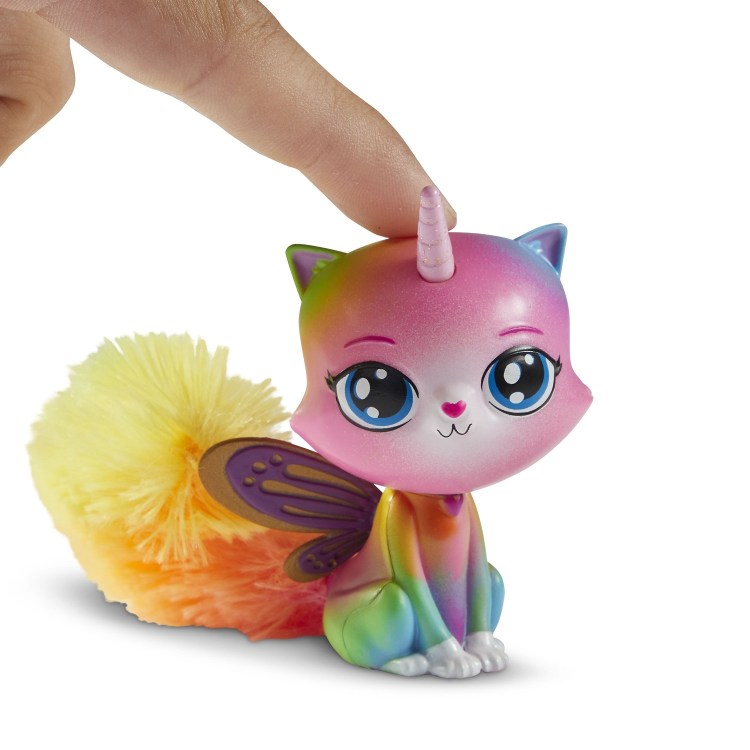 Мягкая игрушка FURREAL friends Walkalots котик-единорожек e5307