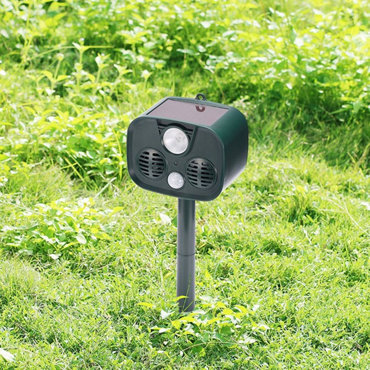 Как установить отпугиватель от кротов ультразвуковой