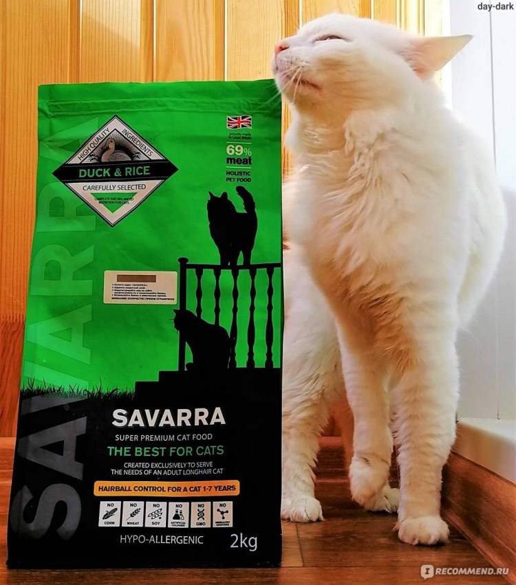 SAVARRA Adult Cat Hairball утка/рис