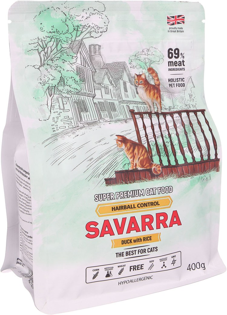 Корм для кошек SAVARRA состав состав