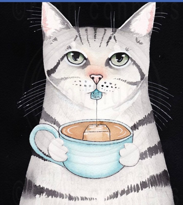 Чаепитие с котом