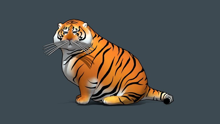 Референс персонажа тигра