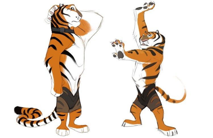 Тигр референс для рисования
