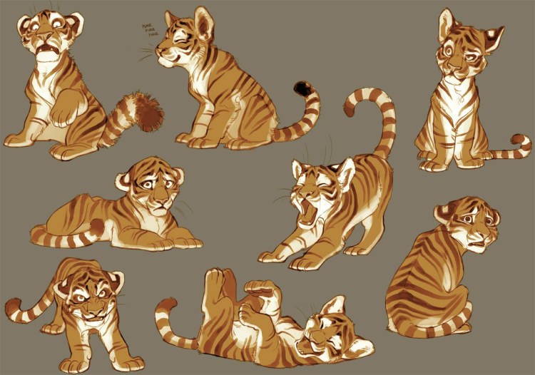 Тигр референсы