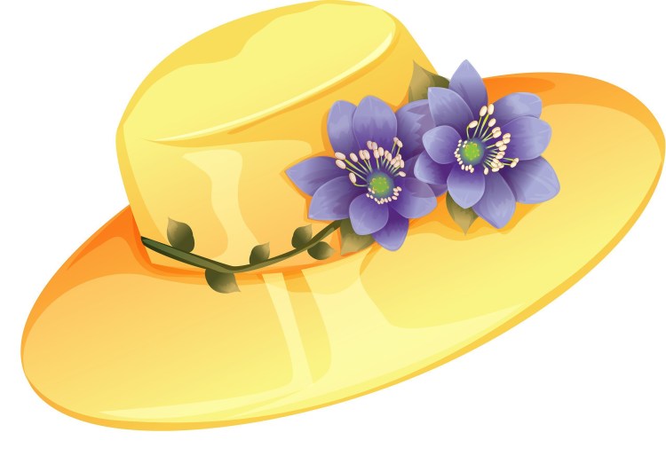 Женская шляпка рисунок