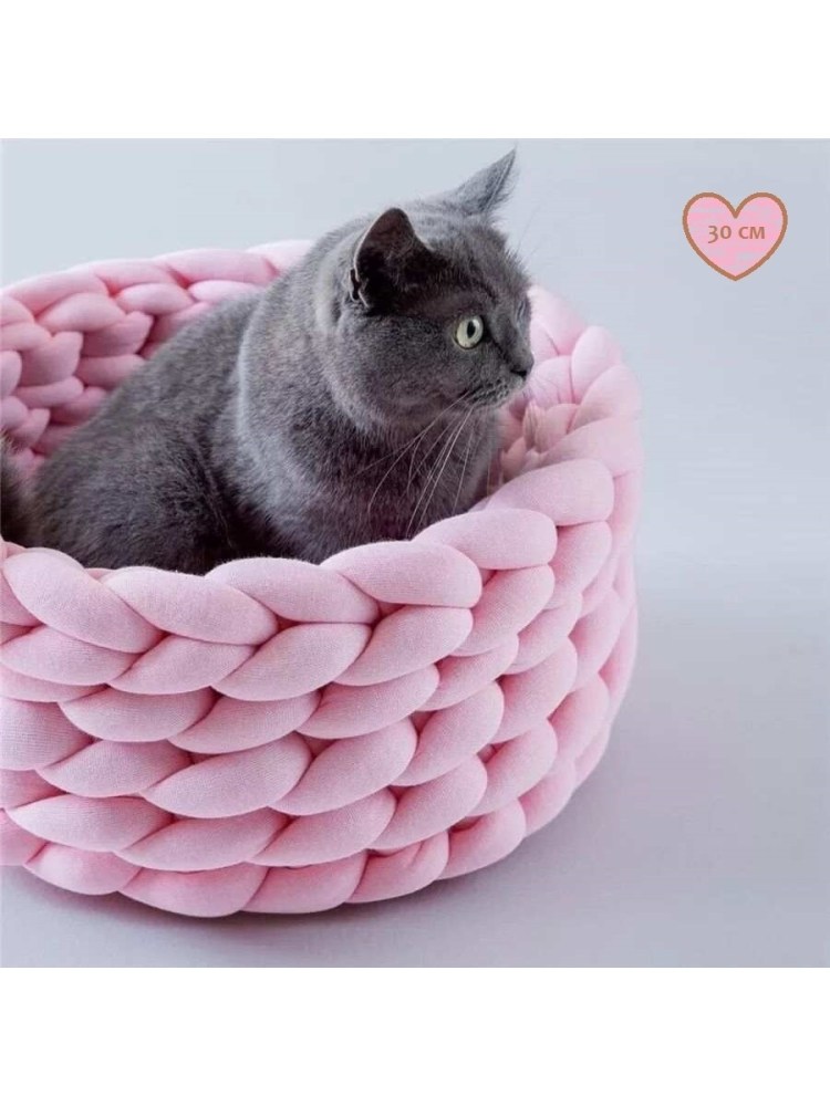 Вязаные лежанки для собак