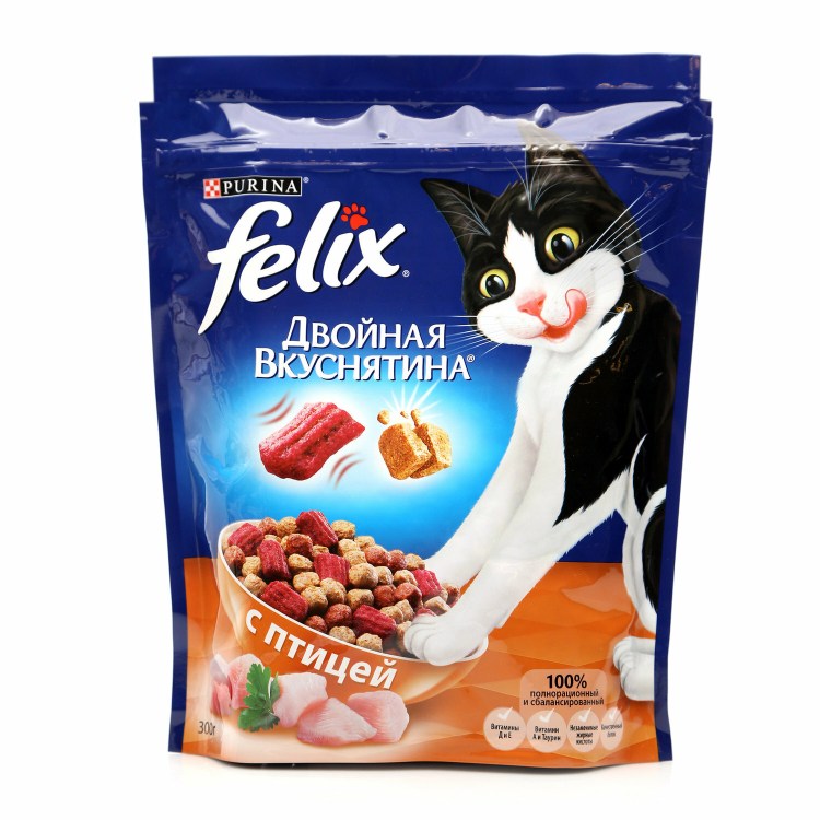 Корм для котов в пакетиках