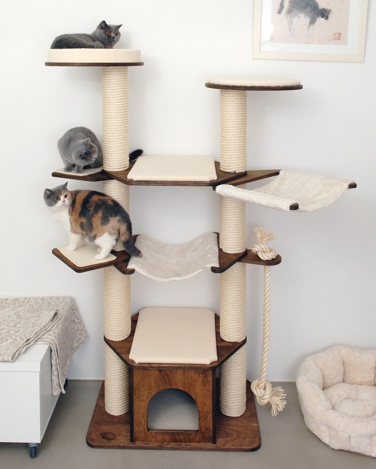 Стильные домики для кошек