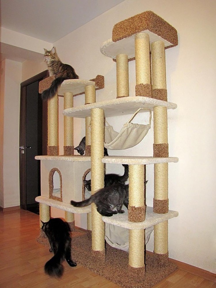 Огромные домики для кошек