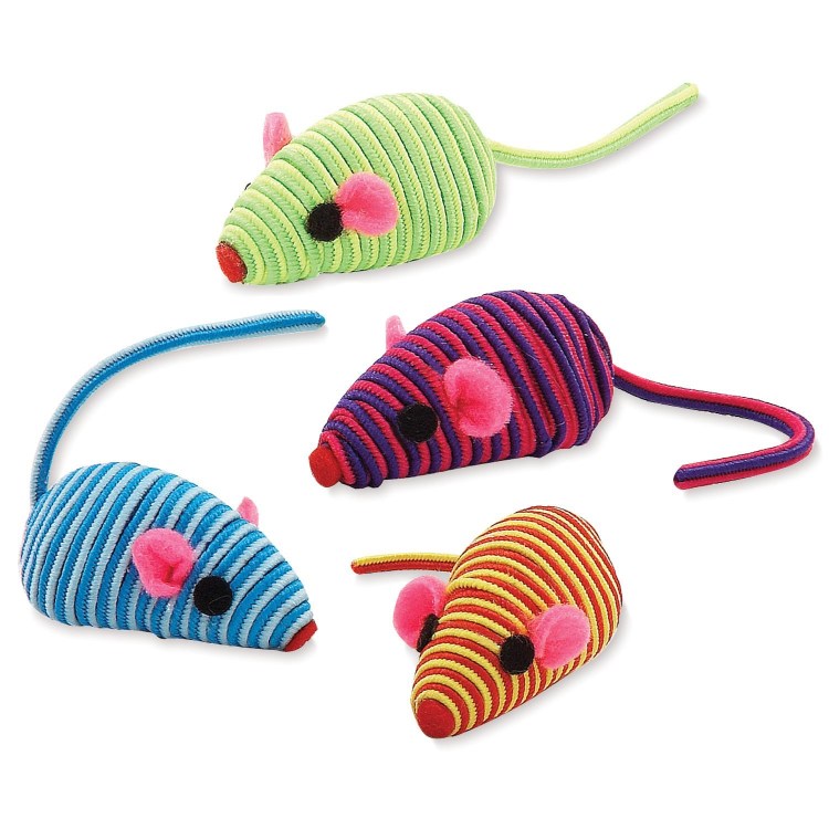 Резиновая игрушка кошки-мышки