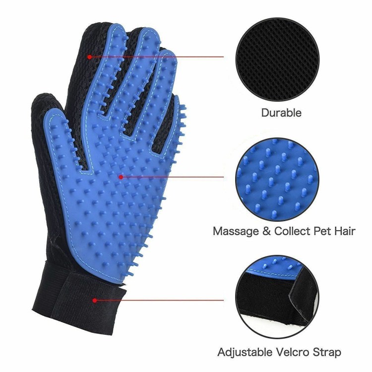 Щетка-варежка true Touch для вычесывания шерсти