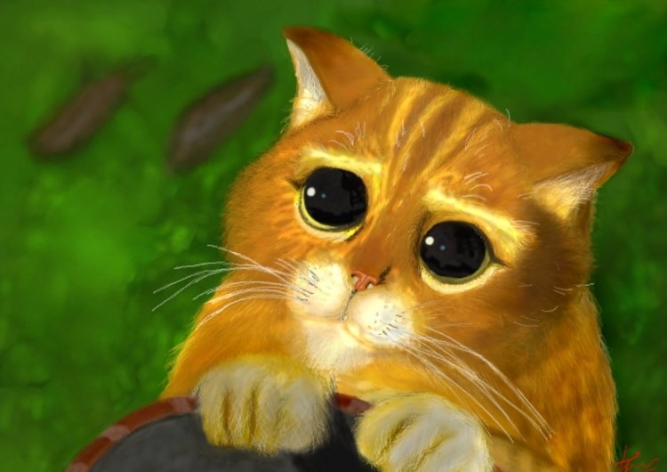 Кот в сапогах Шрек