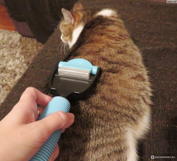 FURMINATOR для кошек больших длинношерстных пород long hair large Cat 7 см