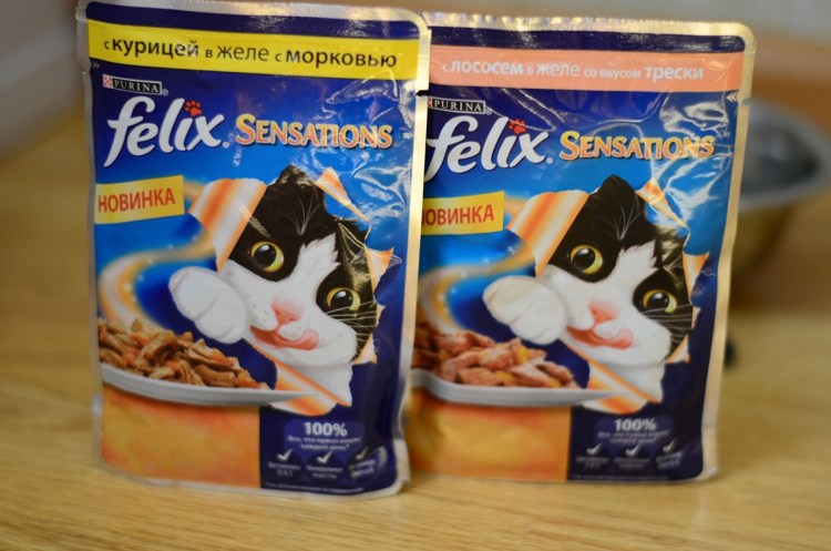 Корм Felix Sensations 85г