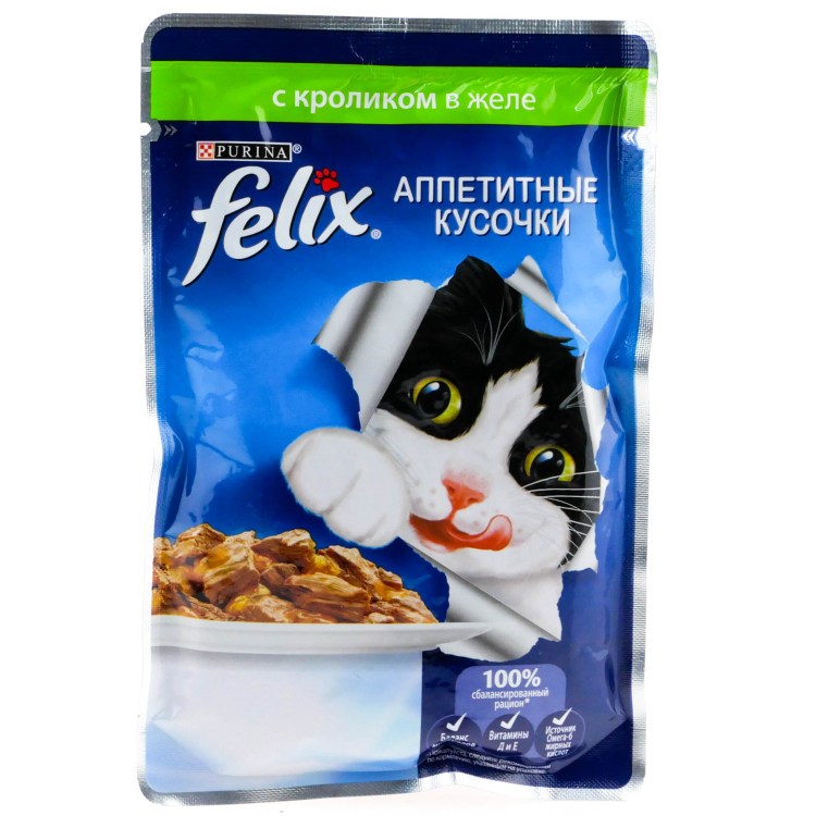 Корм Феликс 85 гр для кошек