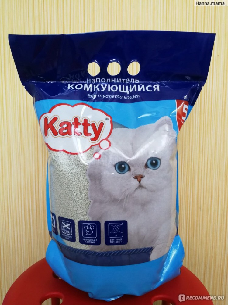 Катти наполнитель комкующийся