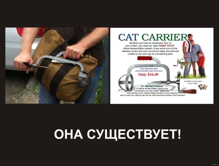 Приспособление для переноски кота