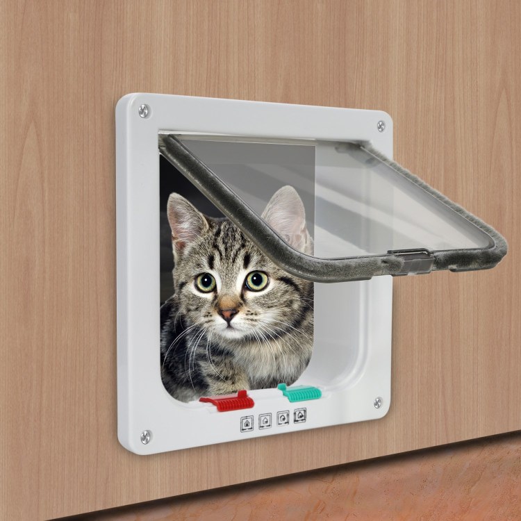 Дверь для котов уличная