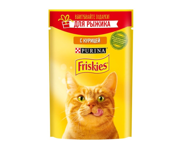 Кошачий корм фрискис сухой