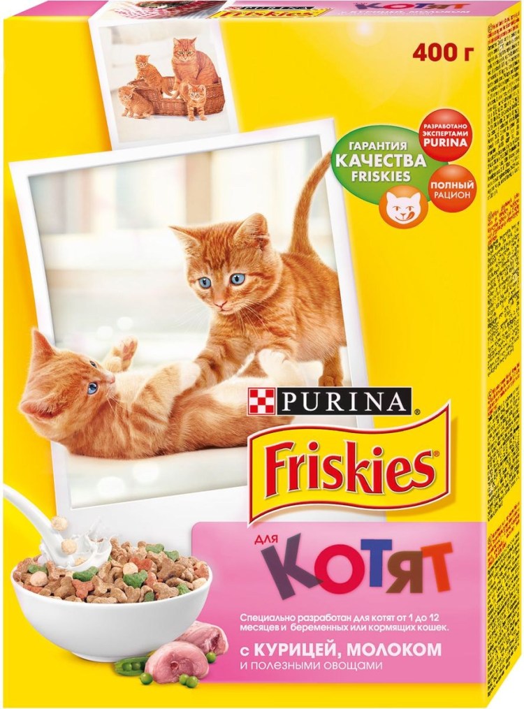 Фрискис корм для котят сухой