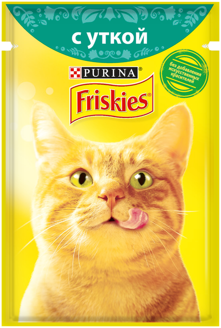 Корм для кошек friskies с уткой 85 г