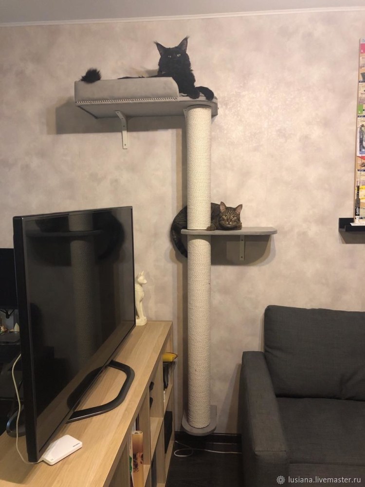 Настенный домик для кошки