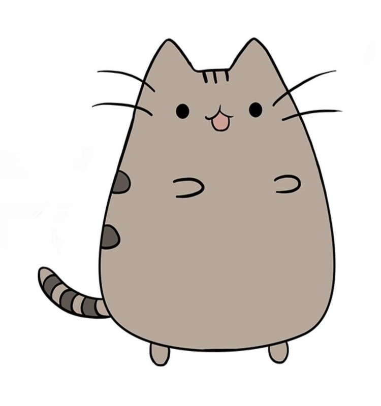 Кошка рисунок карандашом