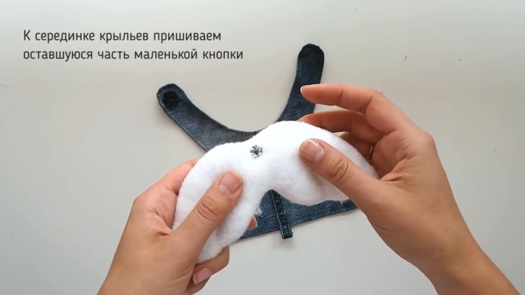 Шлейка жилетка джинсовая