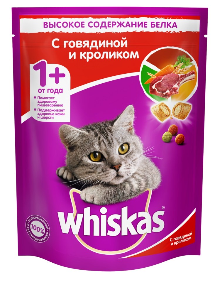 Вискас meaty кролик 85г
